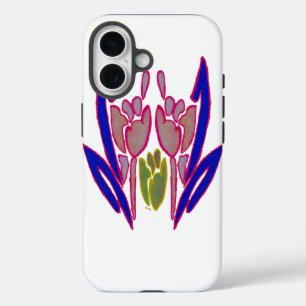 Elegant Rose Watercolor Art Print iPhone 16 Case