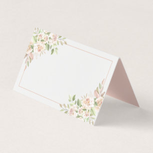 Elegant Rose Watercolor Pink Floral Wedding