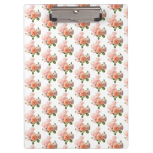 Elegant Roses Design Modern Trendy Template Clipboard