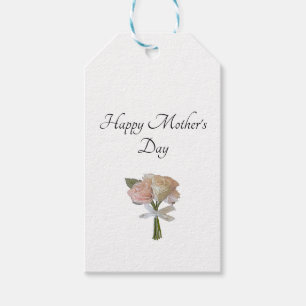 Elegant Roses Floral Mother's Day Party Brunch Gift Tags