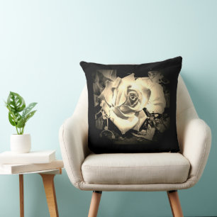 Elegant Roses Mother of Groom Throw Pillow