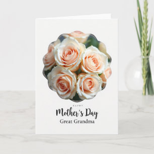 Elegant Roses Mothers Card