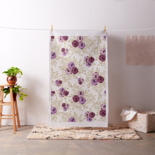 Elegant roses pattern fabric