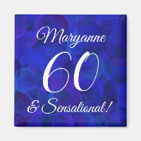 Elegant Royal Blue 60 & Sensational Birthday Party