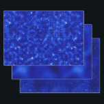 Elegant Royal Blue Foil Hanukkah Wrapping Paper Sheet<br><div class="desc">These 3 chic and elegant royal blue foil look papers are stunning!  Your Hanukkah packages will look beautiful when wrapped!</div>