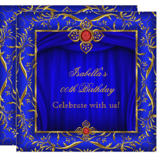 blue and gold birthday party