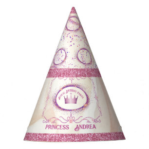 Elegant Royal Princess Birthday Party Celebration  Hat