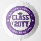 Elegant Royal Purple Class of 2026 Graduation