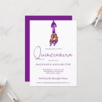 Elegant Royal Purple Lux High Heels Quinceañera