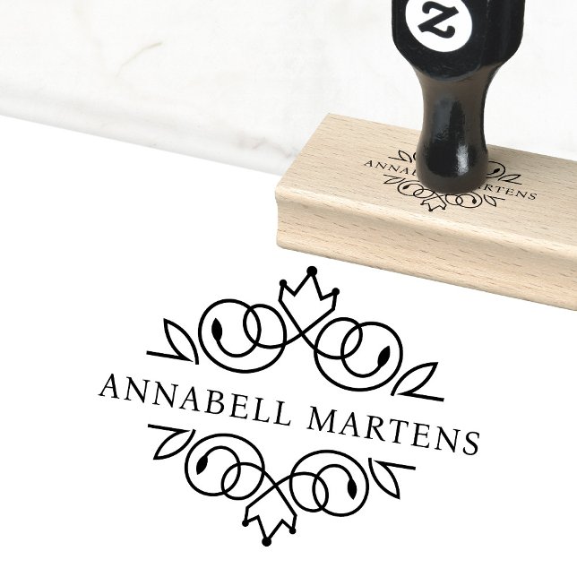 Elegant, royal rubber stamp (Creator Uploaded)