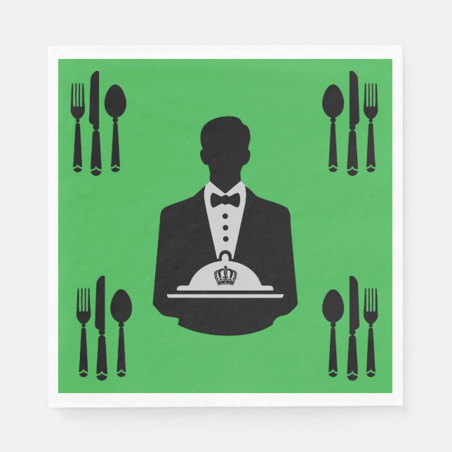 Elegant Royal Themed Luxury  Napkin (Front)