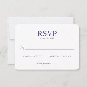 Elegant RSVP Card