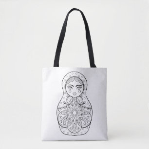 Elegant Russian Doll 2 Tote Bag