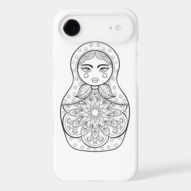 Elegant Russian Doll Case-Mate iPhone Case (Back)