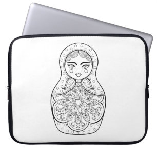 Elegant Russian Doll Laptop Sleeve