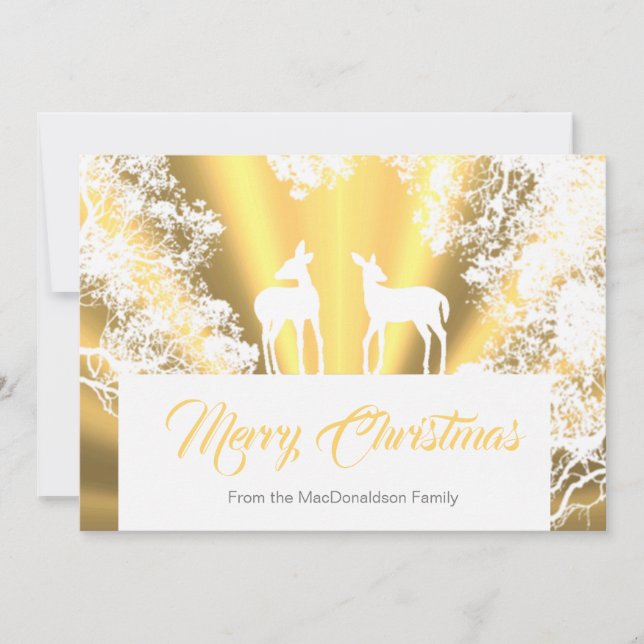 Elegant rustic country faux paper cut (Front)