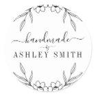 Elegant Rustic Floral Handmade Business 