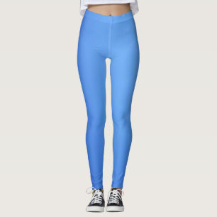 Elegant Rustic Natural Blue Sky Leggings