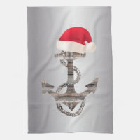 elegant rustic nautical ANCHOR + SANTA HAT | Kitch