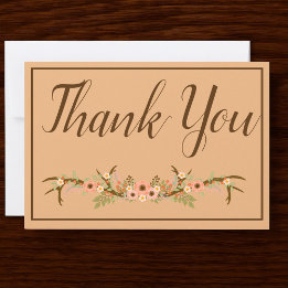 Elegant Rustic Thank You