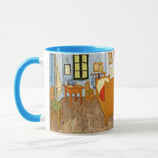 Elegant Rustic Vincent Van Gogh - Bedroom at Arles Mug (Left)