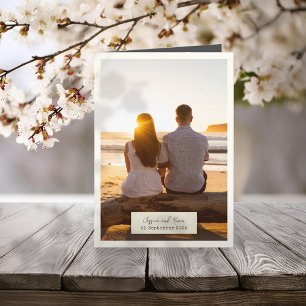 Elegant Rustic Wedding Programme