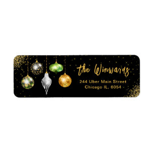 Elegant Safari Print Ornament Christmas