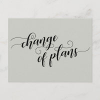 Elegant Sage Change of Plans Postponed Wedding