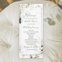 Elegant Sage Gold Watercolor Eucalyptus Greenery