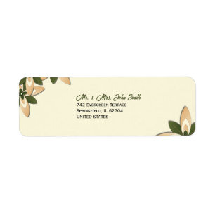 Elegant Sage Green and Beige Geometric Floral