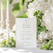 Elegant Sage Green & Blue Bridal Shower