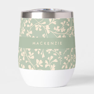 Elegant Sage Green Botanical Personalised