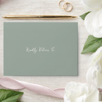 Elegant Sage Green Modern Wedding