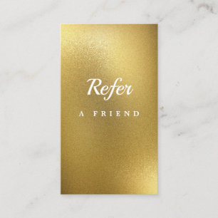 Elegant Salon & Spa Referral Card