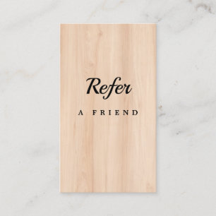 Elegant Salon & Spa Referral Card