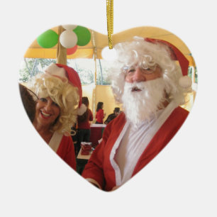 Elegant Santa Collection. Ceramic Tree Decoration