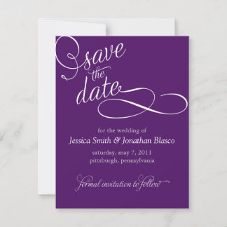 Elegant Save the Date Announcement