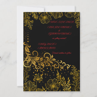 Elegant Save the Date Card | Editable Wedding Card