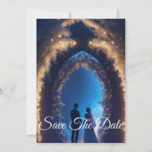 Elegant Save the Date Christmas Wedding