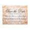 Elegant Save The Date Copper Glitter Lights