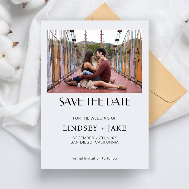 Elegant Save The Date Engagement Wedding Party Invitation (Creator Uploaded)