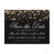 Elegant Save The Date Gold Midnight Glam