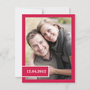 Elegant Save the Date Photo Announcement