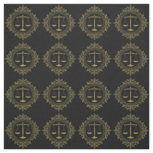 Elegant Scales of Justice   Lawyer Fabric