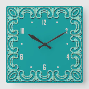 Elegant Scallop Lace Wall Clock