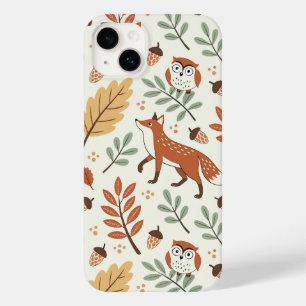 Elegant Scandinavian Fall Pattern Case-Mate iPhone 14 Plus Case