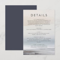 Elegant Scenic Abstract Landscape Winter Wedding