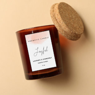 Elegant Scented Candle Label