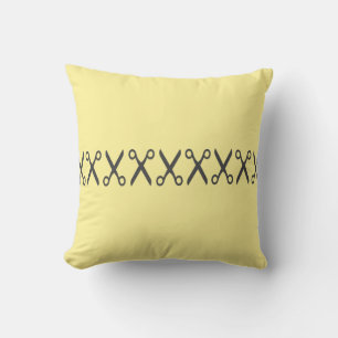Elegant Scissors Pattern Cushion Pillow