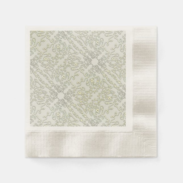 Elegant Scribble Napkin (Front)